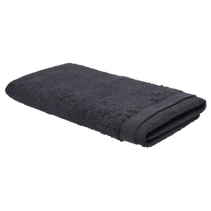 Drap de bain - TODAY - 70 x 130 cm - Coton - Organic Fusain Drap de bain - TODAY - 70 x 130 cm - Coton - Organic Fusain
