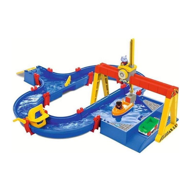 Circuit aquatique Smoby Aquaplay - Port a container avec 5 accessoires Circuit aquatique Smoby Aquaplay - Port a container avec 5 accessoires