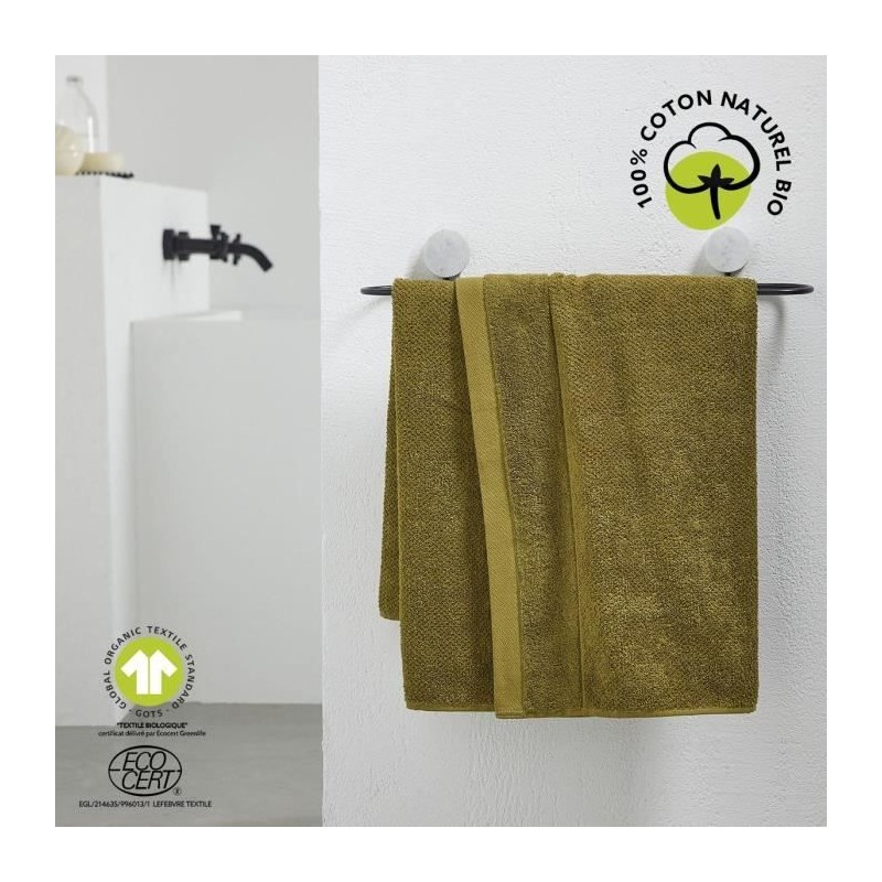 Drap de bain - TODAY - 70 x 130 cm - Coton - Organic Bronze Drap de bain - TODAY - 70 x 130 cm - Coton - Organic Bronze
