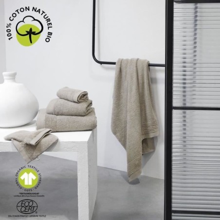 Maxi drap de bain - TODAY - 90 x 150 cm - Coton - Organic Dune