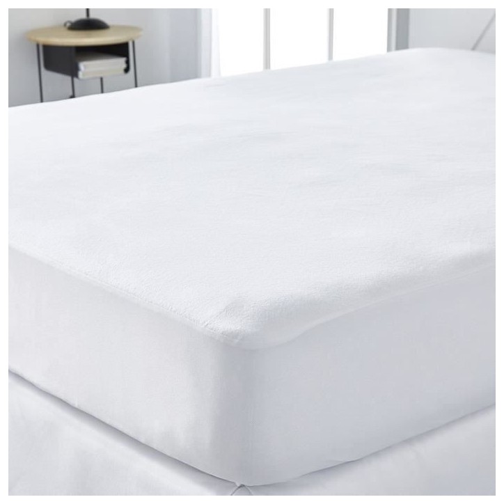 Protege matelas imperméable - TODAY - Essential - Pour lit 2 personnes - 90 x 190 cm - Anti-acarien