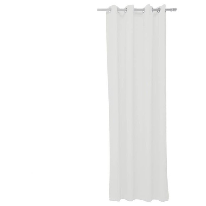 Rideau a oeillets - 140X240 - Craie - TODAY Essential - 356002