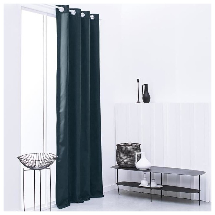 TODAY Rideau Isolant Thermique Essential Uni - 140 x 240 cm - Paon