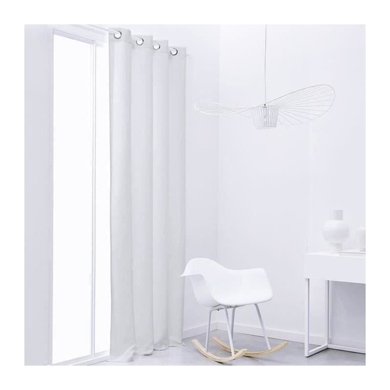 TODAY Rideau Occultant Essential Uni - 140 x 240 cm - Craie TODAY Rideau Occultant Essential Uni - 140 x 240 cm - Craie
