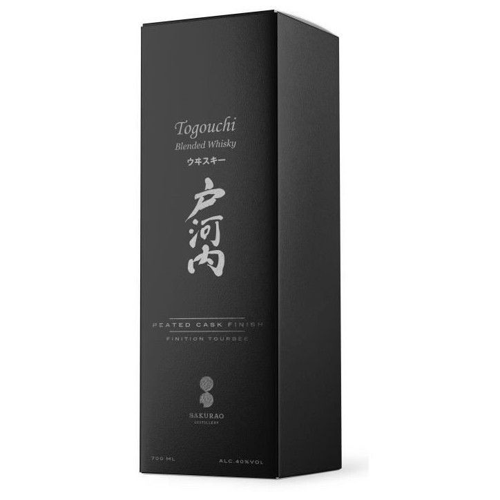 Togouchi - Finition Tourbée - Blended Whisky Japonais - 40,0% Vol. - 70 cl - Etui