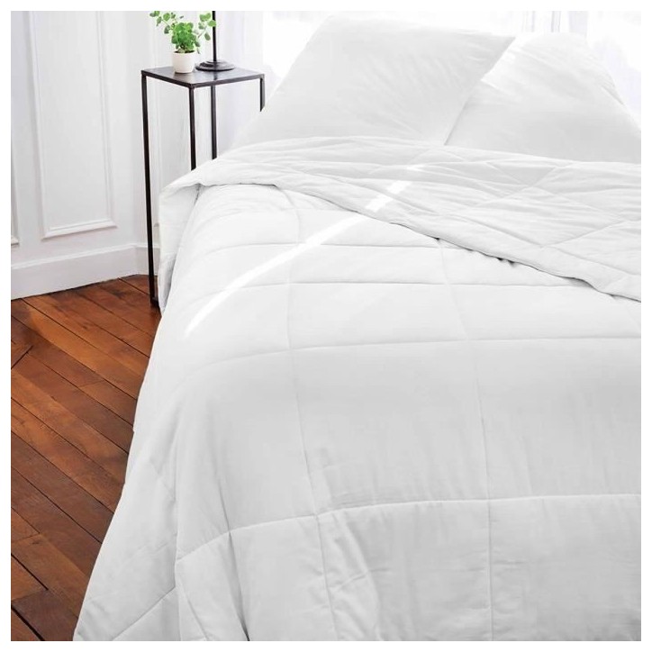 Couette - TOISON D'OR - SILKYDOR - 220 x 240 cm - Chaleur tempérée en coton et soie de mûrier