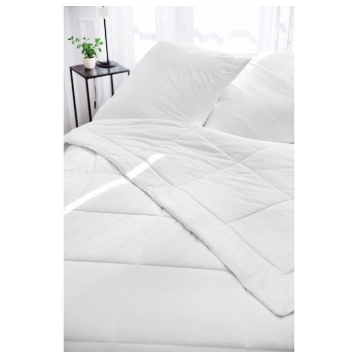 Couette - TOISON D'OR - SILKYDOR - 240 x 260 cm - Chaleur tempérée en coton et soie de mûrier