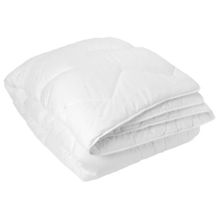 Couette - TOISON D'OR - Bamboo - 240x260cm - 300g/m² - Chaleur tempérée - Antibactérienne