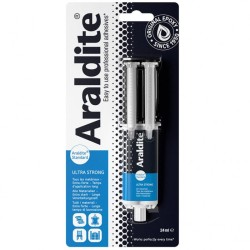 Colle époxy bi-composant - ARALDITE - Standard - 24 ml - Prise longue