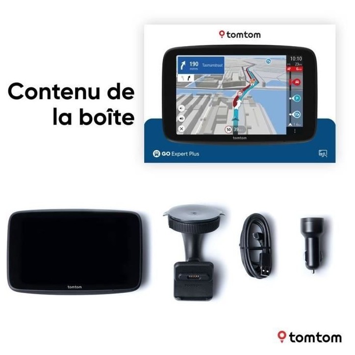 TomTom - GO Expert 6 Plus - GPS Poid Lourd, Bus, voiture - Planification de Parcours - TomTom Traffic - Carte Monde TomTom - GO Expert 6 Plus - GPS Poid Lourd, Bus, voiture - Planification de Parcours - TomTom Traffic - Carte Monde