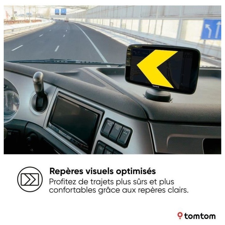 TomTom - GO Expert 7 Plus Premium Pack - GPS Poid Lourd, Bus, voiture - Planification de Parcours - TomTom Traffic - Carte Monde