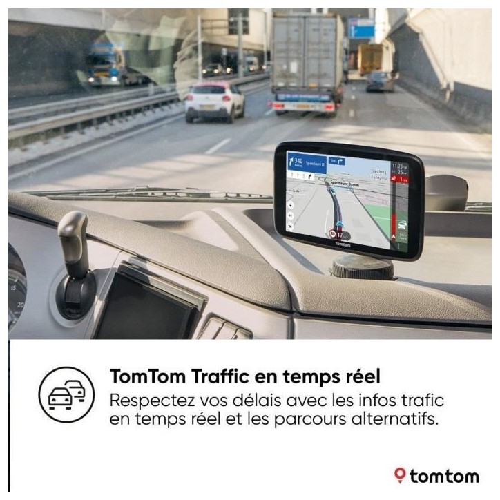 TomTom - GO Expert 7 Plus Premium Pack - GPS Poid Lourd, Bus, voiture - Planification de Parcours - TomTom Traffic - Carte Monde