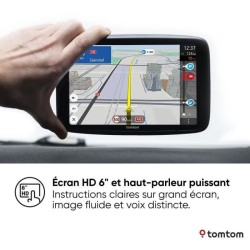 TomTom - GO Superior 6 - GPS Voiture - 6 pouces -TomTom Traffic - 2 an
