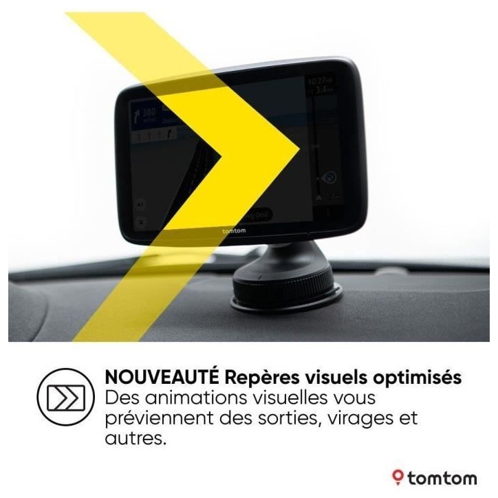 TomTom - GO Superior 6 - GPS Voiture - 6 pouces -TomTom Traffic - 2 ans de services Premium inlcus - Carte Monde
