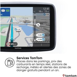 TomTom - GO Superior 7 - GPS Voiture - 7 pouces -TomTom Traffic - 2 an