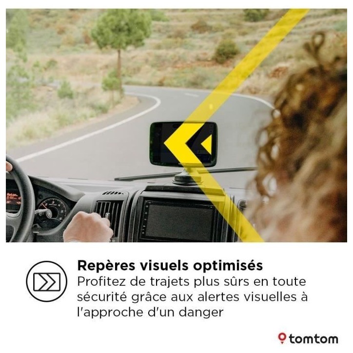 TomTom - GO Camper Max 2eme génération - GPS Camping-car, caravanes et voiture - 7 pouces - Points d'intérets dédiés - Cart TomTom - GO Camper Max 2eme génération - GPS Camping-car, caravanes et voiture - 7 pouces - Points d'intérets dédiés - Cart