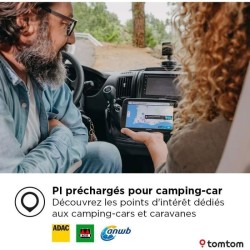 TomTom - GO Camper Max 2eme génération - GPS Camping-car, caravanes