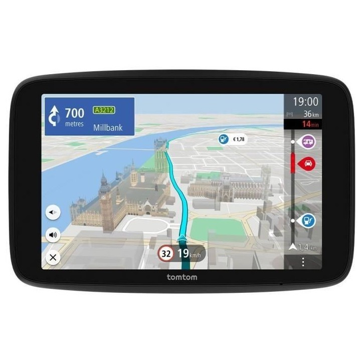 TomTom - GO Camper Max 2eme génération Premium Pack - GPS Camping-car, caravanes et voiture - 7 pouces - Carte Monde