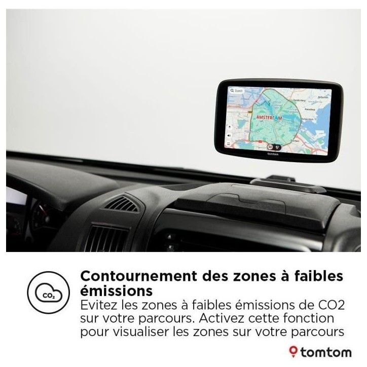 TomTom - GO Camper Max 2eme génération Premium Pack - GPS Camping-car, caravanes et voiture - 7 pouces - Carte Monde