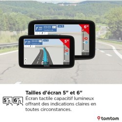 TomTom - GO Classic 6 2eme Génération - GPS Voiture - 6 pouces - Tom