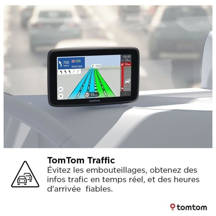 TomTom - GO Professional 6 2eme Génération - GPS Poid Lourd, Bus et voiture - 6 pouces - TomTom Traffic - carte Europe -