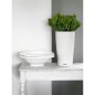 LECHUZA Pot de fleurs - Cilindro color 23 - Ø 23 x 41 cm - 6 L - Kit complet - Blanc LECHUZA Pot de fleurs - Cilindro color 23 - Ø 23 x 41 cm - 6 L - Kit complet - Blanc