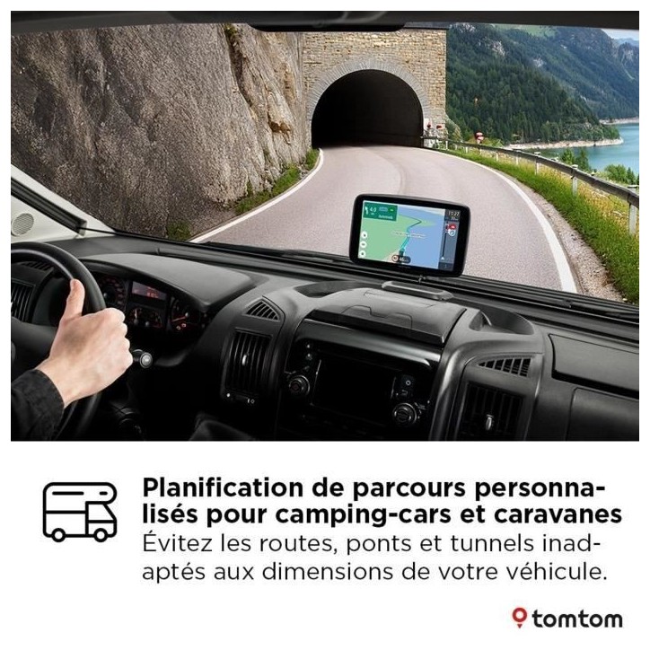 GPS - TOMTOM - GO Camper Tour - Seconde génération - Pour camping - car et caravane - Ecran 6 GPS - TOMTOM - GO Camper Tour - Seconde génération - Pour camping - car et caravane - Ecran 6