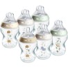 TOMMEE TIPPEE - Lot de 6 biberons Closer to Nature - 260ml - Multicolo
