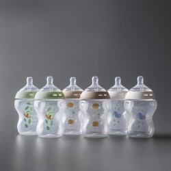 TOMMEE TIPPEE - Lot de 6 biberons Closer to Nature - 260ml - Multicolo