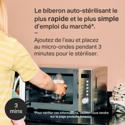 TOMMEE TIPPEE - Lot de 6 biberons Closer to Nature - 260ml - Multicolo