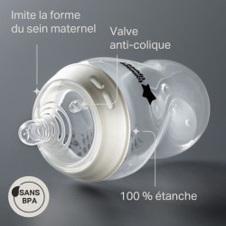 Tommee Tippee - Biberons Coffret Naissance Natural Start, Anti-Colique
