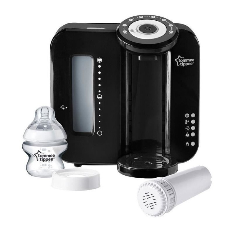 TOMMEE TIPPEE Perfect Préparateur Chauffe Biberons, Perfect Prep, Noi TOMMEE TIPPEE Perfect Préparateur Chauffe Biberons, Perfect Prep, Noi
