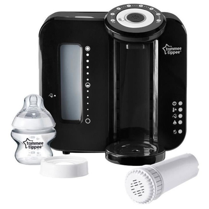 TOMMEE TIPPEE Perfect Préparateur Chauffe Biberons, Perfect Prep, Noir TOMMEE TIPPEE Perfect Préparateur Chauffe Biberons, Perfect Prep, Noir