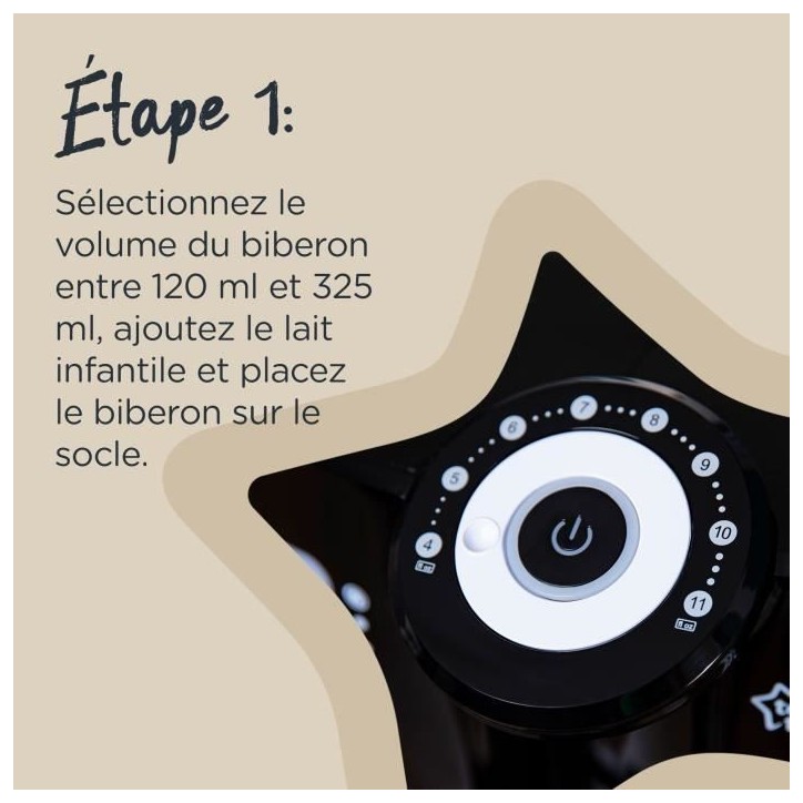 TOMMEE TIPPEE Perfect Préparateur Chauffe Biberons, Perfect Prep, Noir TOMMEE TIPPEE Perfect Préparateur Chauffe Biberons, Perfect Prep, Noir