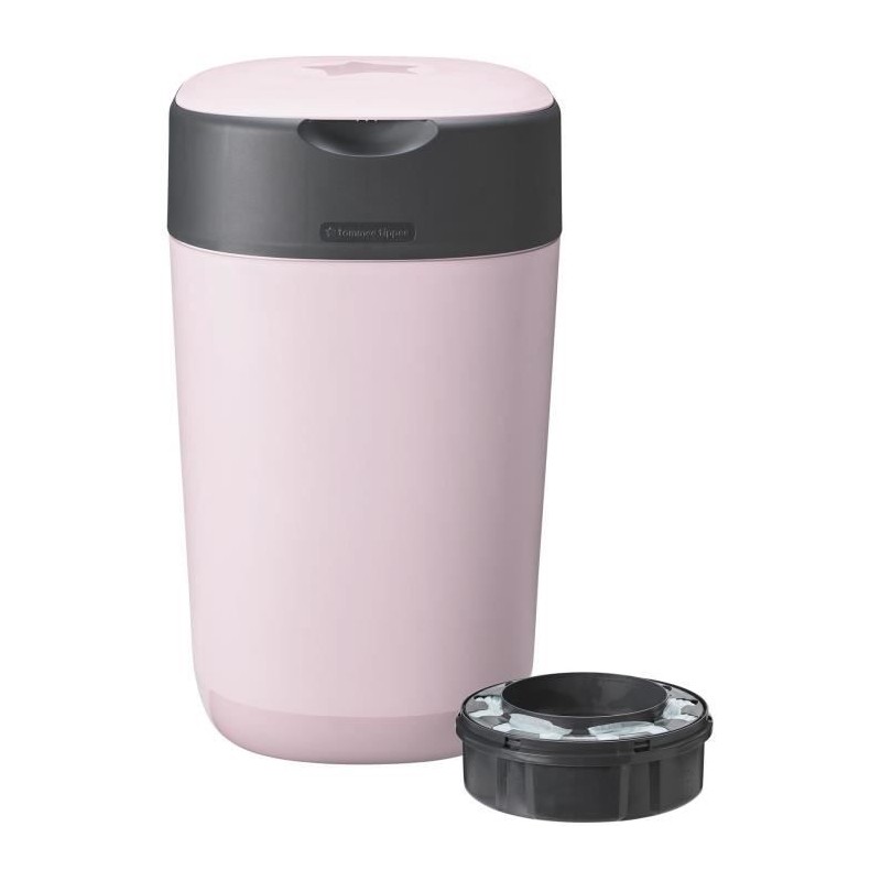 Tommee Tippee Poubelle a Couches Twist & Click Protection Anti-Odeurs, Tommee Tippee Poubelle a Couches Twist & Click Protection Anti-Odeurs,
