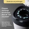 Tommee Tippee - Poubelles a couches - Twist & Click - Anti-Odeurs Anti