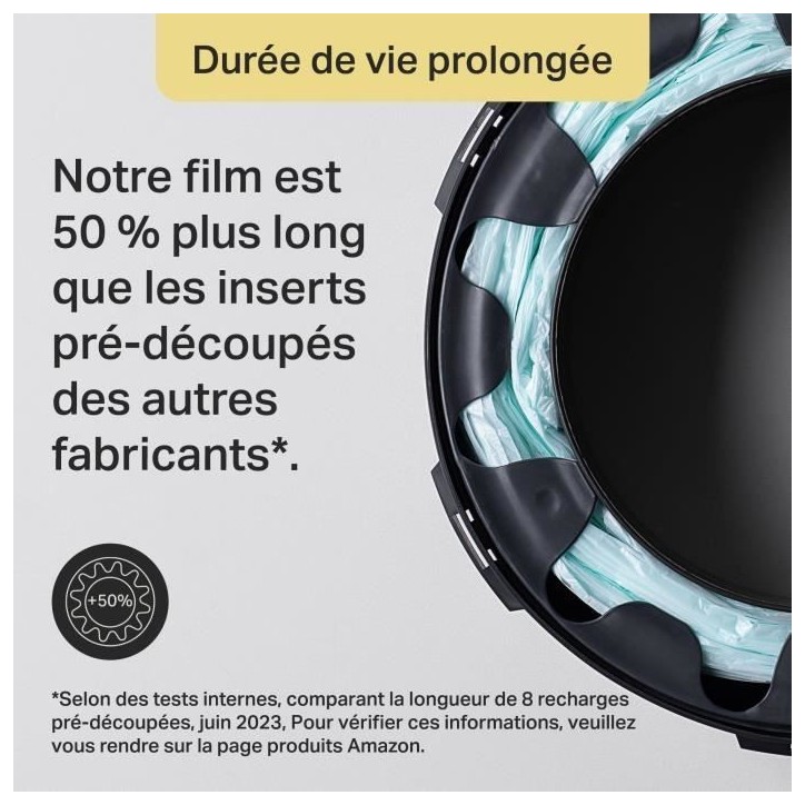TOMMEE TIPPEE - Recharges pour poubelles a couches - Twist & Click - Film multicouche antibactérien - Pack de 12 TOMMEE TIPPEE - Recharges pour poubelles a couches - Twist & Click - Film multicouche antibactérien - Pack de 12