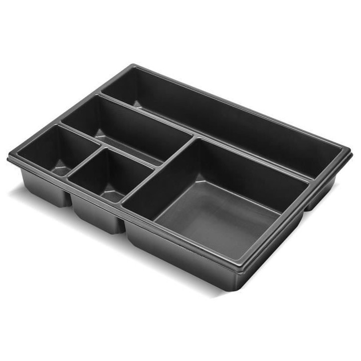 Insert compartimenté - TOOD - 5 cases fixes - Pour coffret professionnel - Emboîtable - 40x30x7 cm Insert compartimenté - TOOD - 5 cases fixes - Pour coffret professionnel - Emboîtable - 40x30x7 cm