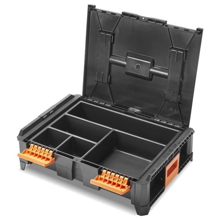 Insert compartimenté - TOOD - 5 cases fixes - Pour coffret professionnel - Emboîtable - 40x30x7 cm Insert compartimenté - TOOD - 5 cases fixes - Pour coffret professionnel - Emboîtable - 40x30x7 cm