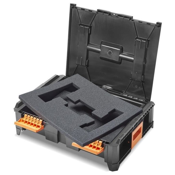 Insert en mousse - TOOD - 2 pieces - Pour coffret professionnel - Emboîtable - 40x30x4 cm