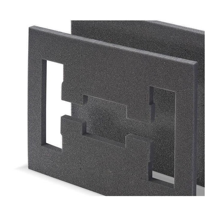 Insert en mousse - TOOD - 2 pieces - Pour coffret professionnel - Emboîtable - 40x30x4 cm