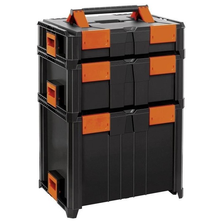 Coffret professionnel - TOOD - Emboîtable - ABS - 46x34x36 cm