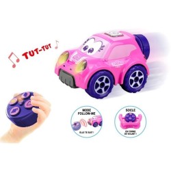Voiture télécommandée - TOOKO - FOLLOW ME - Rose - Avec volant - De