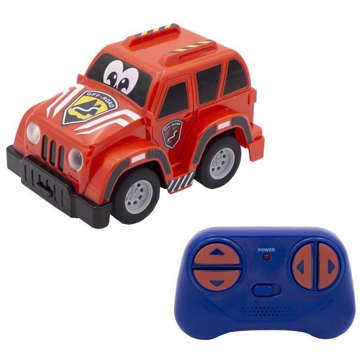 Camion télécommandé - TOOKO - MON PETIT CAMION RC - Rouge - 11 cm - Sons et lumieres - Des 3 ans Camion télécommandé - TOOKO - MON PETIT CAMION RC - Rouge - 11 cm - Sons et lumieres - Des 3 ans