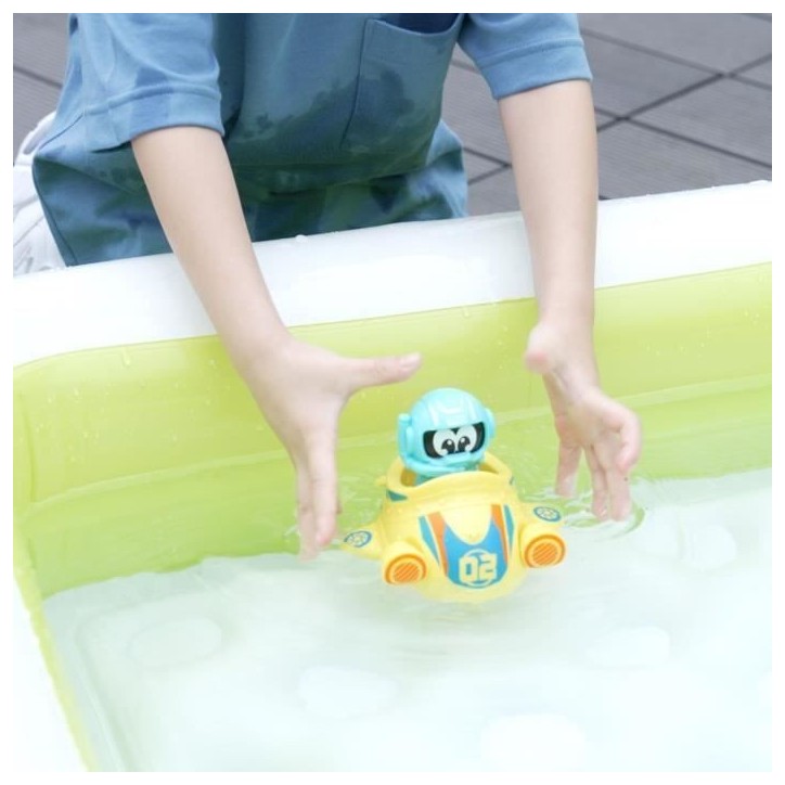 Sous-marin motorisé pour enfant - TOOKO - Jaune et bleu - Effets sonores - A partir de 2 ans Sous-marin motorisé pour enfant - TOOKO - Jaune et bleu - Effets sonores - A partir de 2 ans