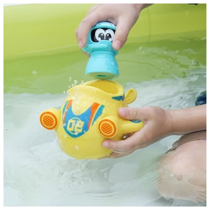 Sous-marin motorisé pour enfant - TOOKO - Jaune et bleu - Effets sonores - A partir de 2 ans Sous-marin motorisé pour enfant - TOOKO - Jaune et bleu - Effets sonores - A partir de 2 ans