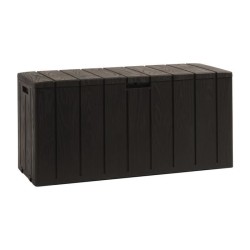 Coffre de jardin BRAVO - Résine - Toomax - Marron - Capacité 270L -