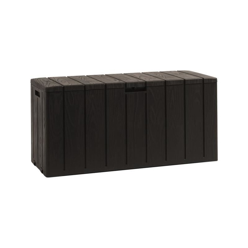 Coffre de jardin BRAVO - Résine - Toomax - Marron - Capacité 270L - Coffre de jardin BRAVO - Résine - Toomax - Marron - Capacité 270L -