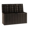 Coffre de jardin BRAVO - Résine - Toomax - Marron - Capacité 270L -