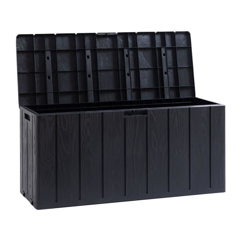 Coffre de jardin - En résine - MULTIBOX BRAVO - Gris anthracite - 270 Coffre de jardin - En résine - MULTIBOX BRAVO - Gris anthracite - 270